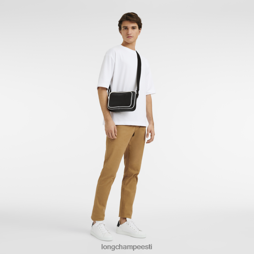 kotid must valge PD2Z8Z1124 le foulonne kaamerakott mehed Longchamp