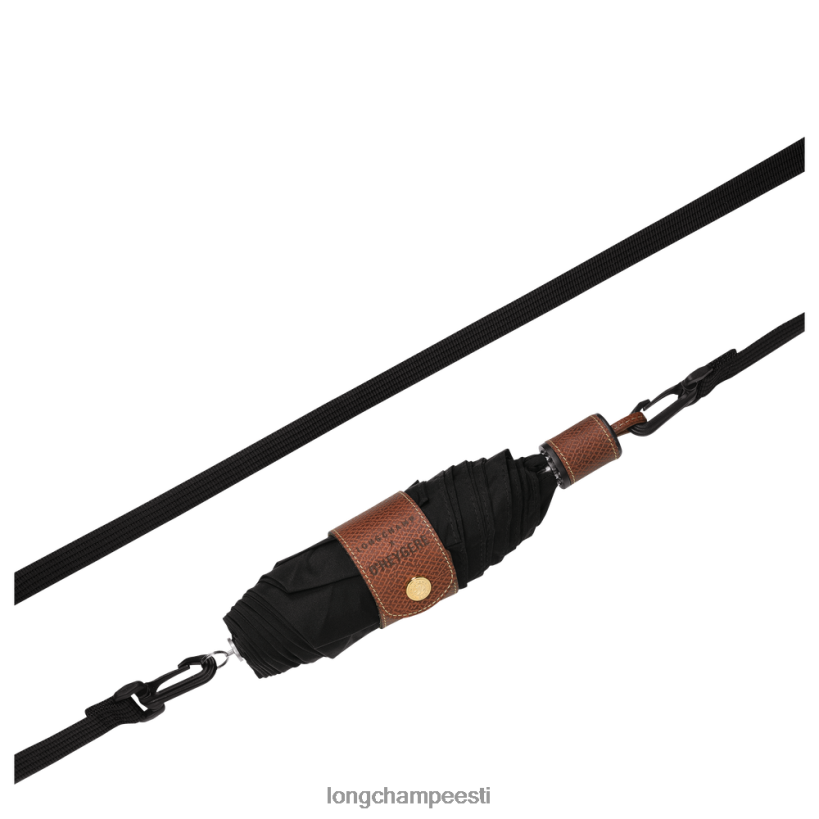 tarvikud must PD2Z8Z962 vihmavari mehed Longchamp X D'heygere