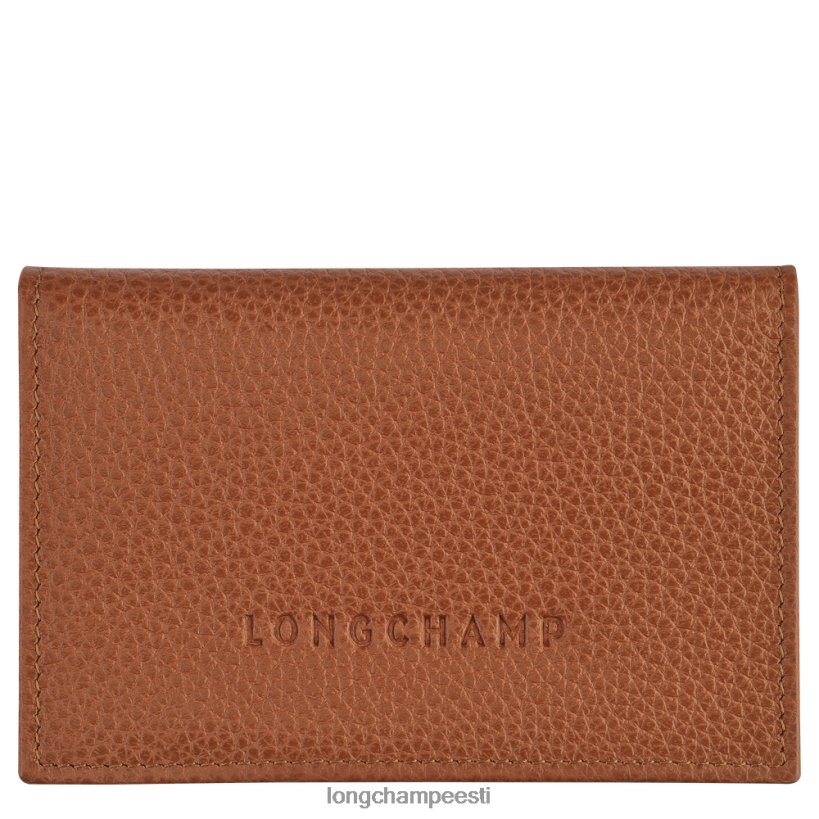 nahktooted karamell PD2Z8Z654 le foulonne kaardi hoidja mehed Longchamp