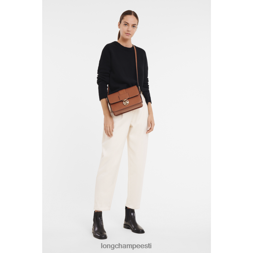 kotid konjak PD2Z8Z233 box-trat crossbody kott naised Longchamp