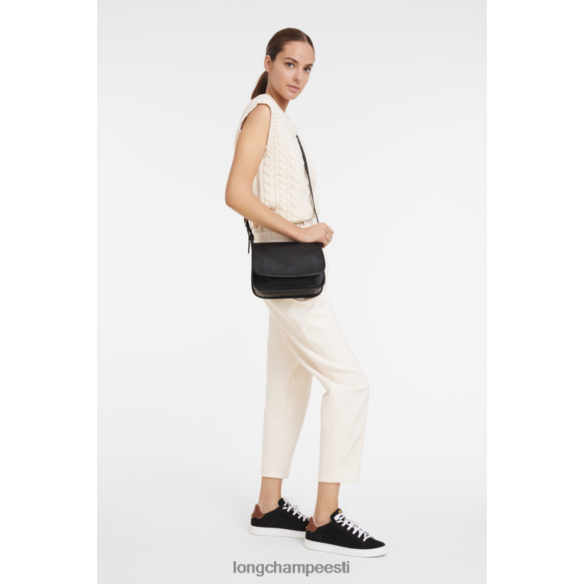 kotid must PD2Z8Z268 le foulonne crossbody kott naised Longchamp