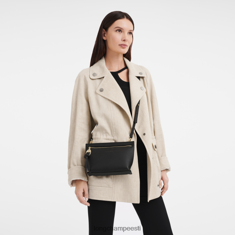 kotid must PD2Z8Z306 postkasti crossbody kott naised Longchamp