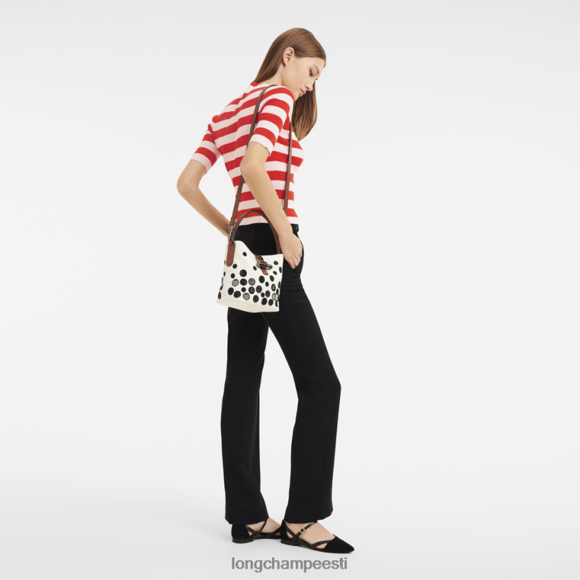 kotid must valge PD2Z8Z256 roseau eeterlik ämbrikott naised Longchamp