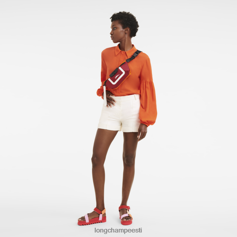 kotid oranž/burgundia PD2Z8Z213 le pliage kogumise vöö kott naised Longchamp