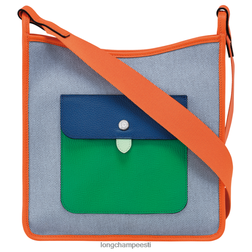 kotid sinine/oranž PD2Z8Z260 le foulonne lukuga crossbody kott naised Longchamp
