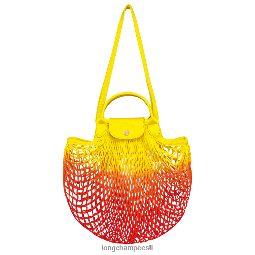 kotid kollane/oranž PD2Z8Z8 le pliage filet võrkkott naised Longchamp