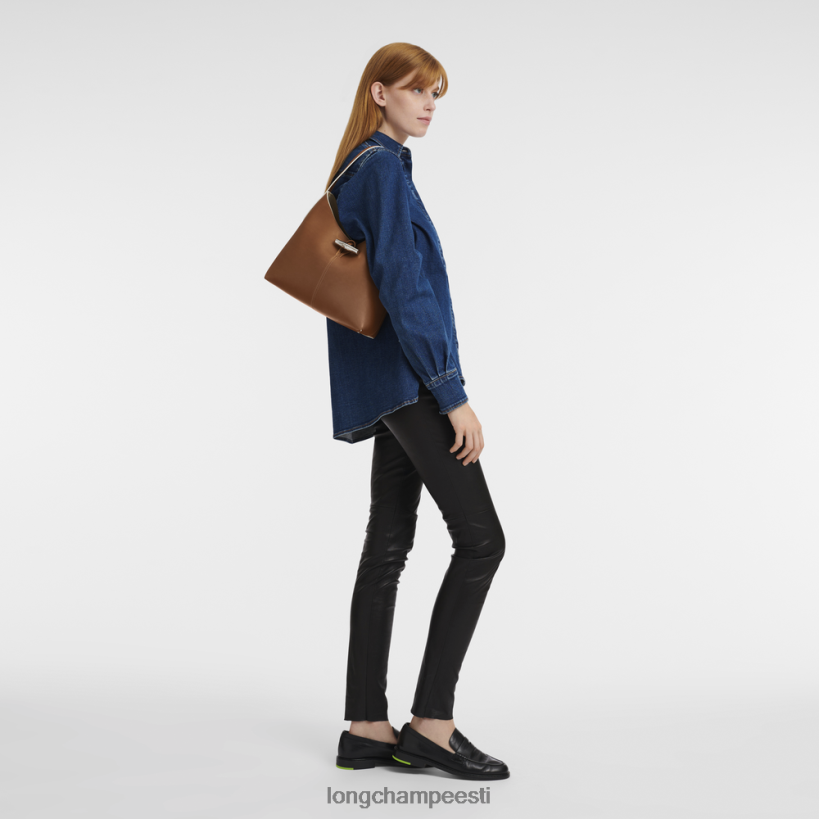 kotid konjak PD2Z8Z382 roseau hulkur kott naised Longchamp