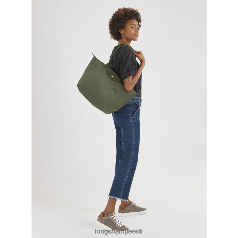 kotid metsa PD2Z8Z403 le pliage roheline kandekott naised Longchamp
