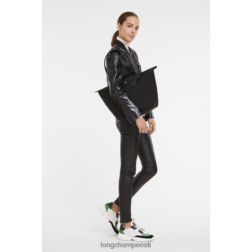 kotid must PD2Z8Z30 le pliage roheline kandekott naised Longchamp