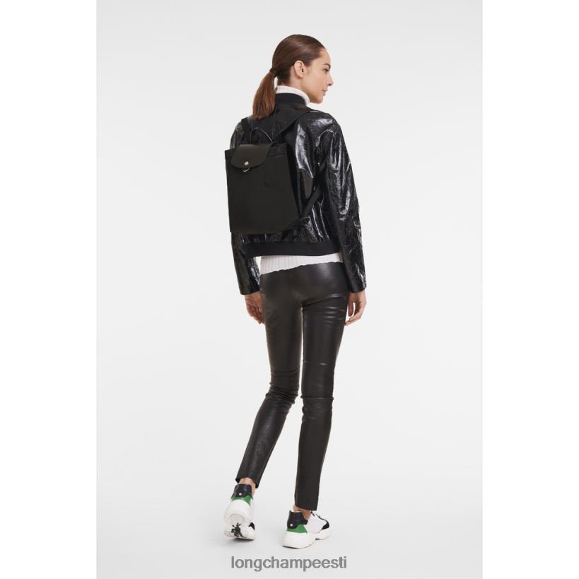 kotid must PD2Z8Z434 le pliage roheline seljakott naised Longchamp