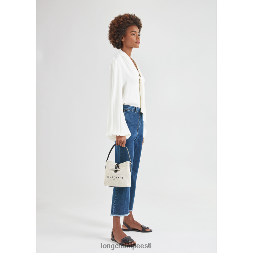 kotid ekru PD2Z8Z117 roseau ämbrikott naised Longchamp