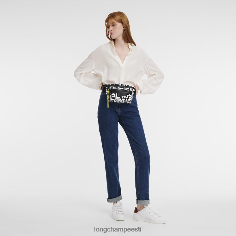 kotid must valge PD2Z8Z455 le pliage lgp vöökott naised Longchamp