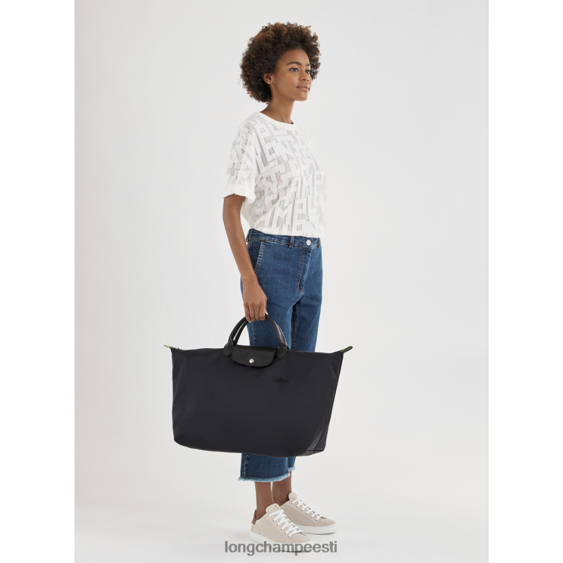 kotid must PD2Z8Z786 le pliage roheline reisikott naised Longchamp