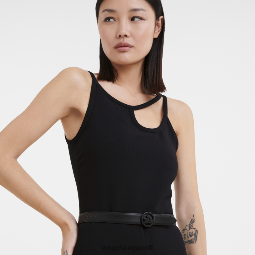 tarvikud must PD2Z8Z936 kast-traavi vöö naised Longchamp