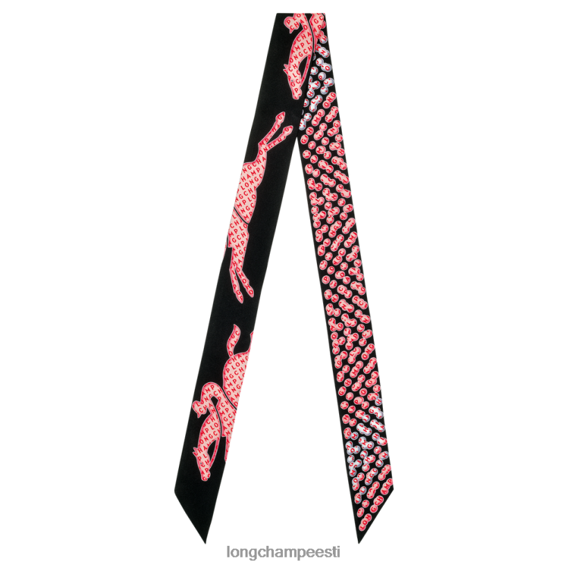 tarvikud must PD2Z8Z1062 2023. aasta kevad/suvi kollektsiooni bandeau naised Longchamp