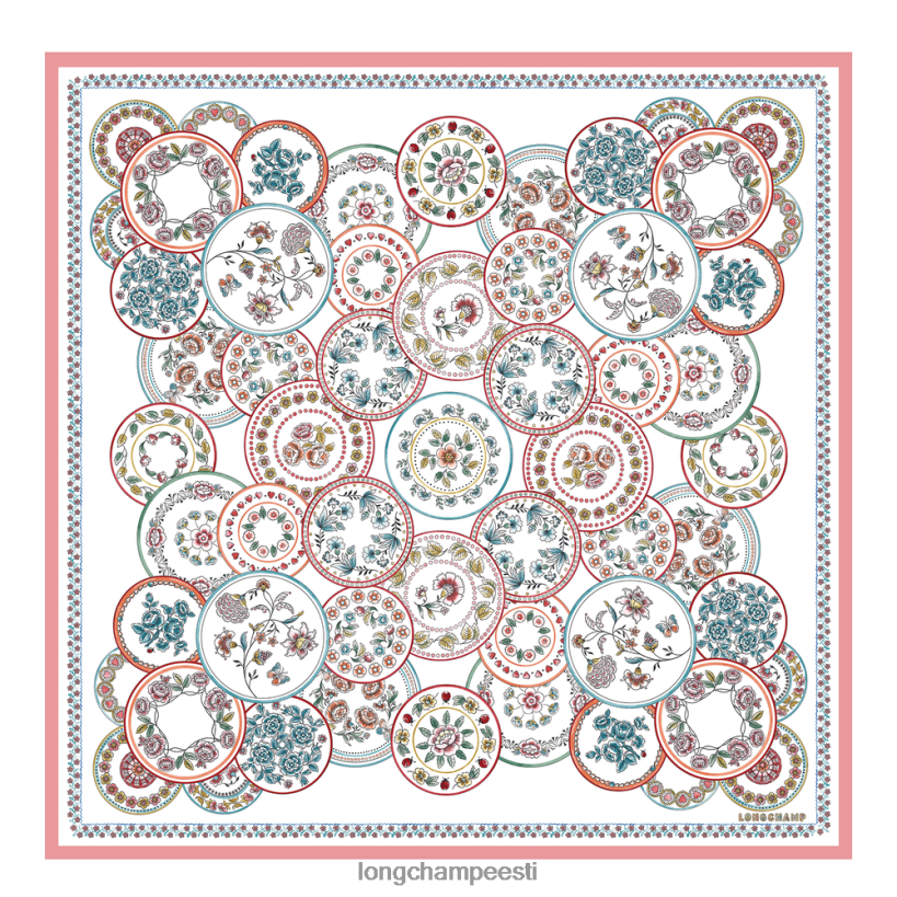 tarvikud elevandiluust PD2Z8Z1042 kevad/suve kollektsioon 2022 siidisall naised Longchamp