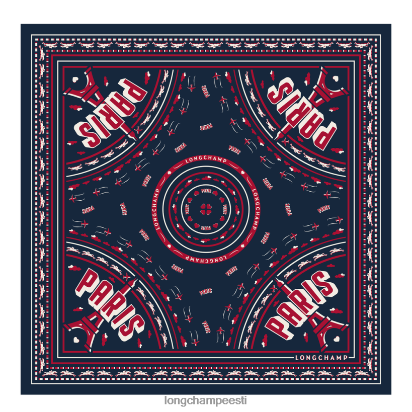 tarvikud merevägi PD2Z8Z1015 kevad/suvi 2023 kollektsiooni siidisall 50 naised Longchamp