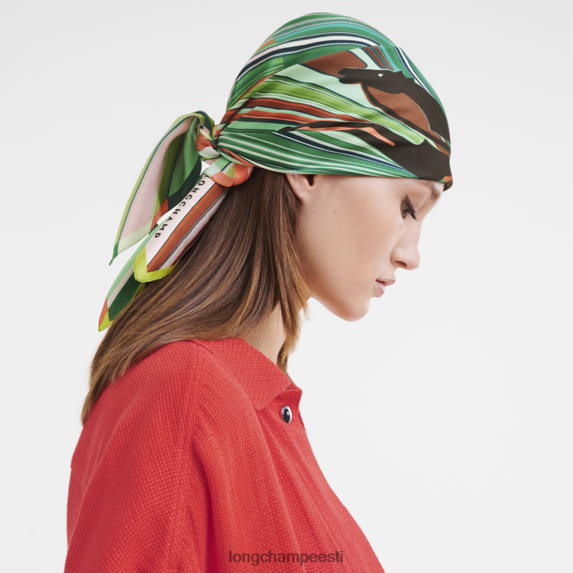 tarvikud muru/roheline tuli PD2Z8Z1038 kevad/suvi 2023 kollektsiooni siidisall 70 naised Longchamp