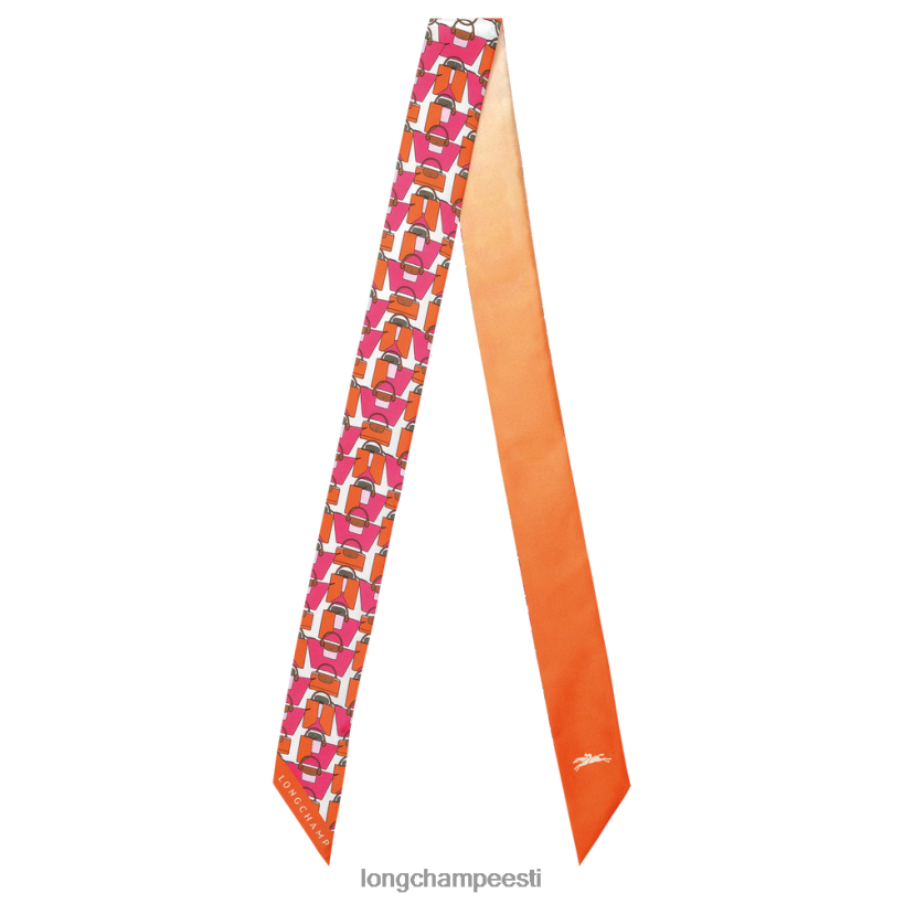 tarvikud oranž PD2Z8Z1023 2023. aasta kevad/suvi kollektsiooni bandeau naised Longchamp