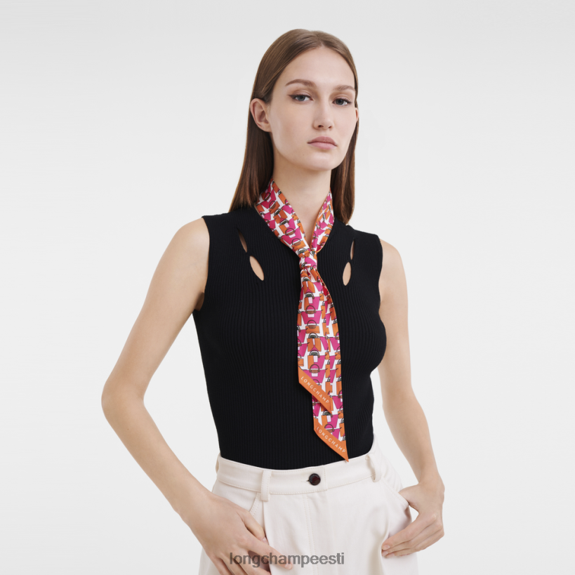 tarvikud oranž PD2Z8Z1023 2023. aasta kevad/suvi kollektsiooni bandeau naised Longchamp