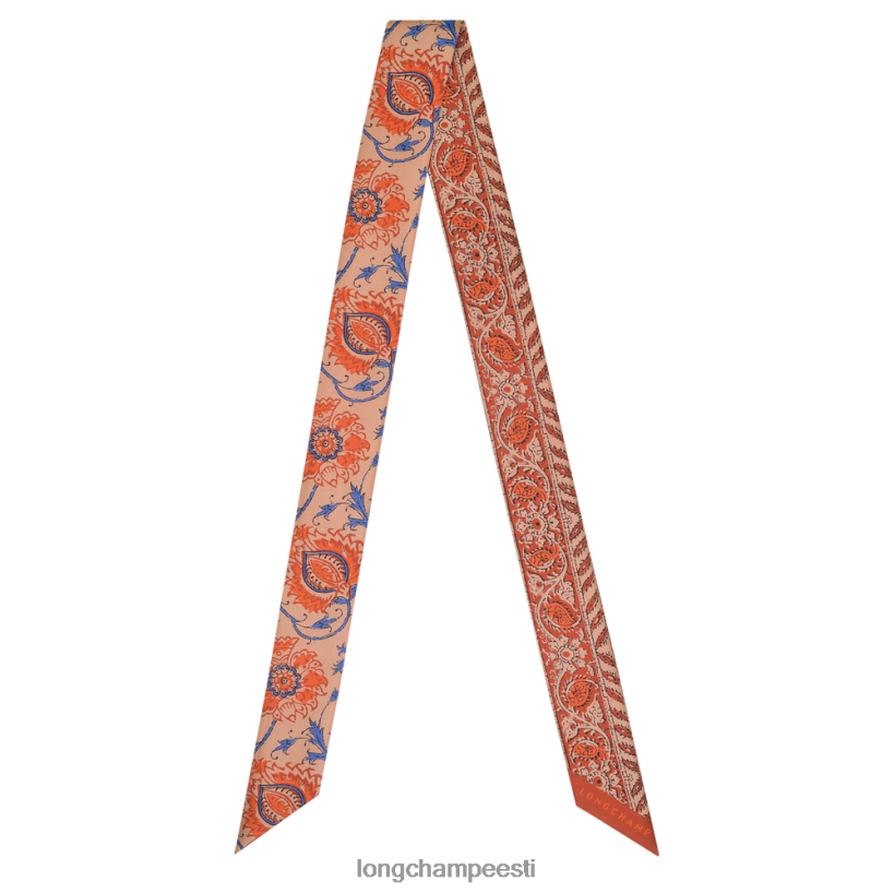 tarvikud oranž PD2Z8Z1025 kevad/suve kollektsioon 2022 siidipael naised Longchamp