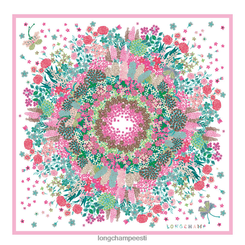 tarvikud roosa PD2Z8Z1039 kevad/suvi 2023 kollektsiooni siidisall 90 naised Longchamp