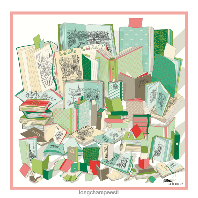 tarvikud seladon PD2Z8Z1051 kevad/suvi 2023 kollektsiooni siidisall 90 naised Longchamp