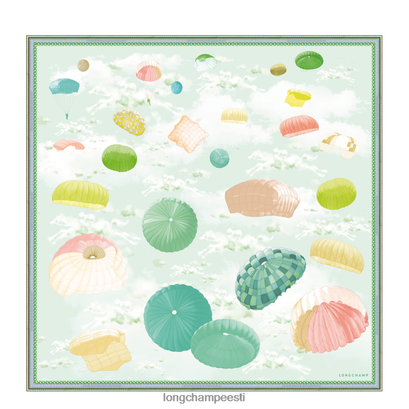 tarvikud taevasinine PD2Z8Z1053 kevad/suvi 2023 kollektsiooni siidisall 90 naised Longchamp