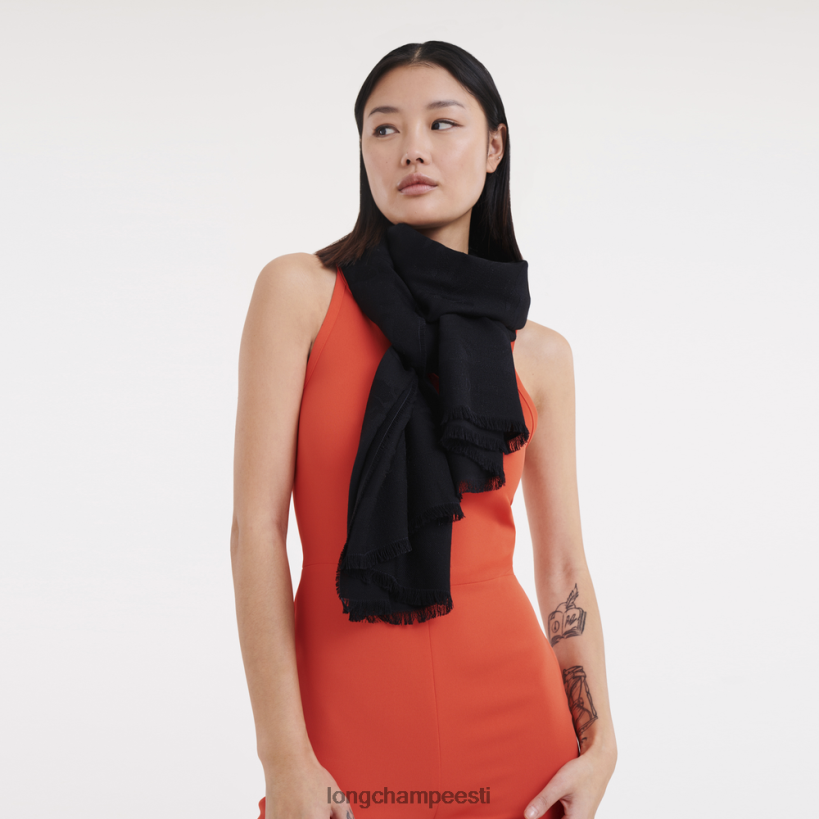 tarvikud must PD2Z8Z982 kevad/suvi 2023 kollektsiooni varastas naised Longchamp