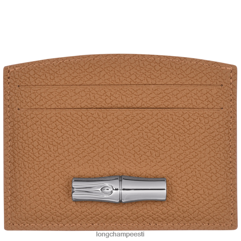 nahktooted loomulik PD2Z8Z637 roseau kaardihoidja naised Longchamp