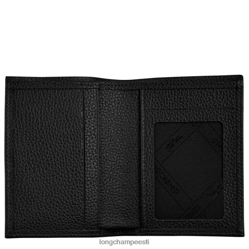 nahktooted must PD2Z8Z657 le foulonne kaardi hoidja naised Longchamp