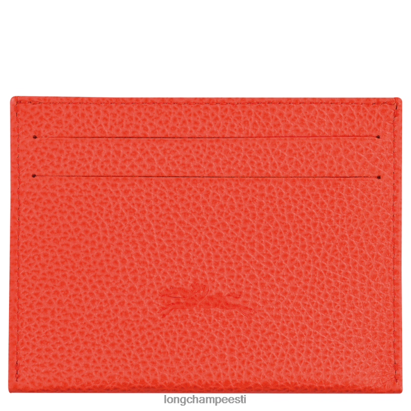 nahktooted oranž PD2Z8Z644 le foulonne kaardi omanik naised Longchamp
