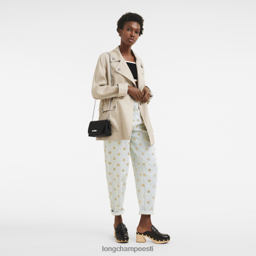 nahktooted must PD2Z8Z250 roseau sidur naised Longchamp