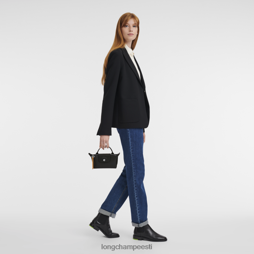 nahktooted must PD2Z8Z678 le pliage linnakott sangaga naised Longchamp