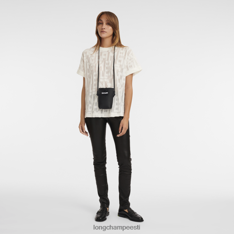 nahktooted must PD2Z8Z683 roseau pitsiga telefoniümbris naised Longchamp