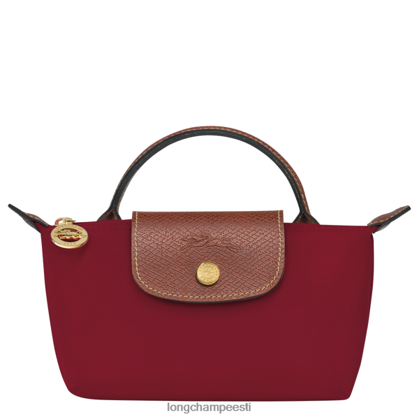 nahktooted punane PD2Z8Z664 le pliage originaalkott sangaga naised Longchamp