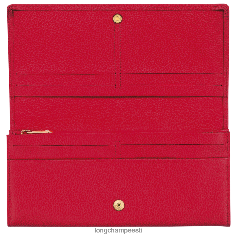 nahktooted armastus PD2Z8Z605 le foulonne kontinentaalne rahakott naised Longchamp