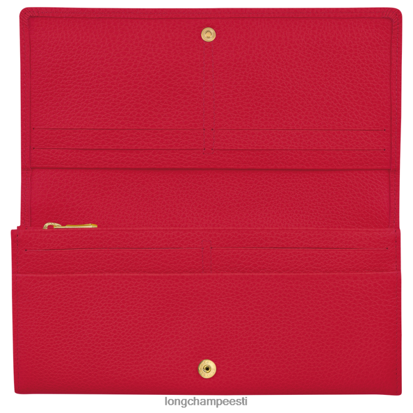 nahktooted armastus PD2Z8Z611 le foulonne kontinentaalne rahakott naised Longchamp