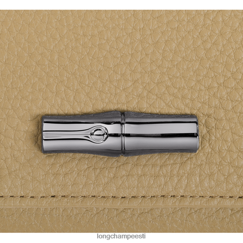 nahktooted beež PD2Z8Z572 roseau hädavajalik rahakott naised Longchamp