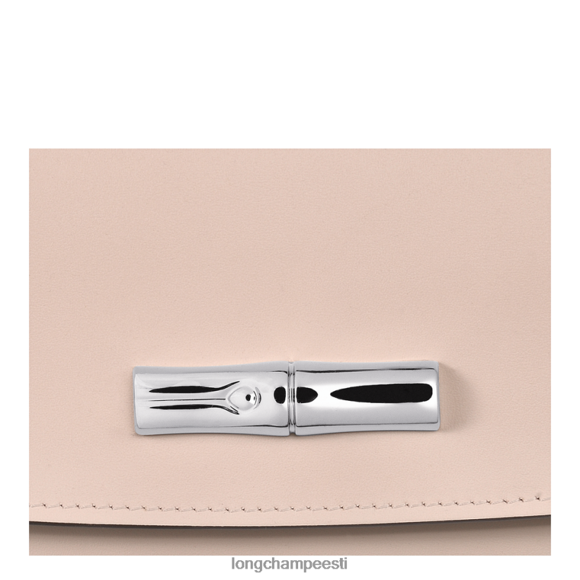 nahktooted kahvaturoosa PD2Z8Z567 roseau kontinentaalne rahakott naised Longchamp
