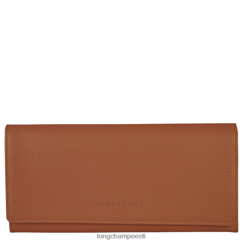 nahktooted karamell PD2Z8Z604 le foulonne kontinentaalne rahakott naised Longchamp