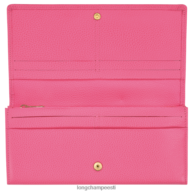 nahktooted kommid PD2Z8Z607 le foulonne kontinentaalne rahakott naised Longchamp