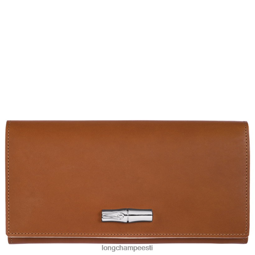 nahktooted konjak PD2Z8Z594 roseau kontinentaalne rahakott naised Longchamp