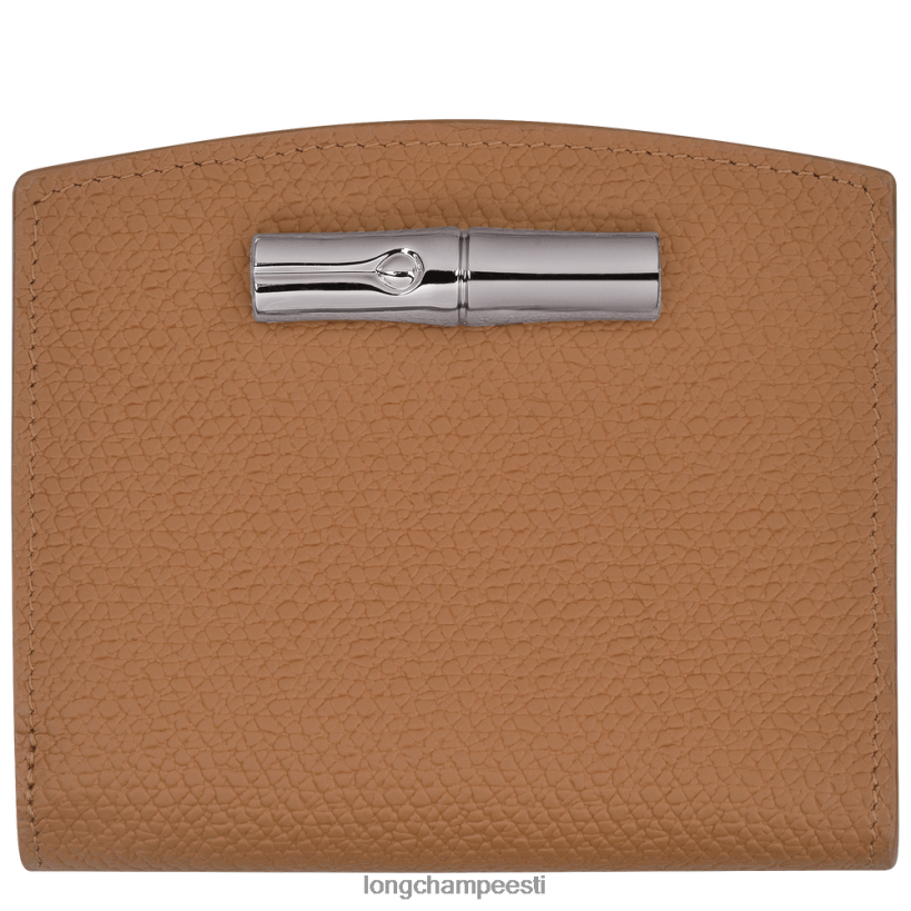 nahktooted loomulik PD2Z8Z582 roseau rahakott naised Longchamp