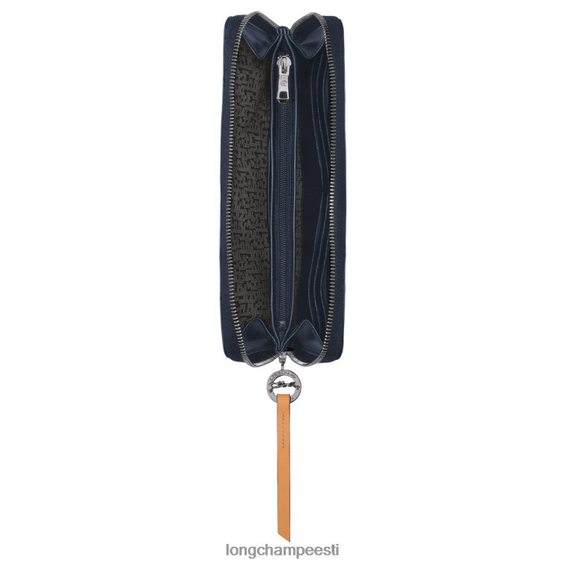 nahktooted merevägi PD2Z8Z552 le pliage linna rahakott ümber lukuga naised Longchamp