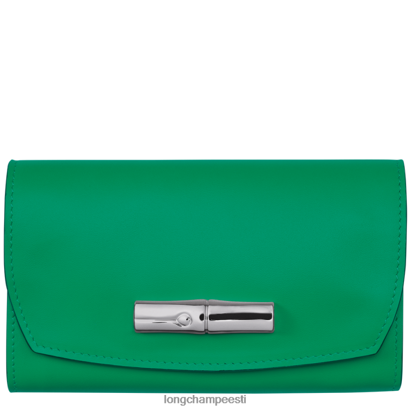 nahktooted muru/roheline tuli PD2Z8Z563 roseau rahakott naised Longchamp