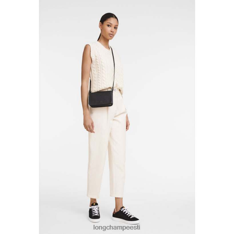 nahktooted must PD2Z8Z327 le foulonne rahakott ketis naised Longchamp