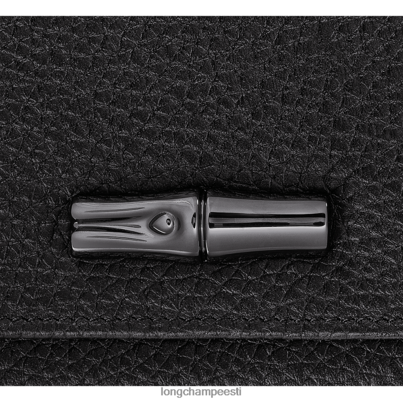 nahktooted must PD2Z8Z571 roseau hädavajalik rahakott naised Longchamp