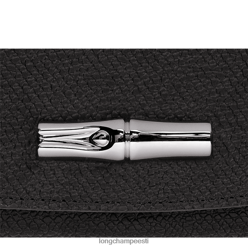 nahktooted must PD2Z8Z575 roseau rahakott naised Longchamp