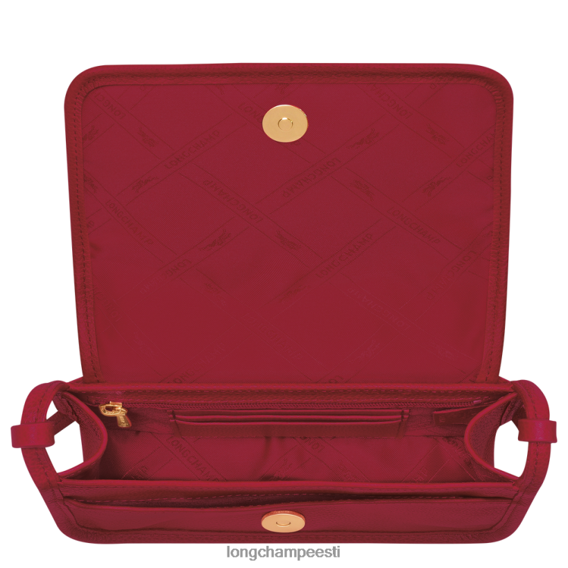 nahktooted punane PD2Z8Z330 le foulonne rahakott ketis naised Longchamp